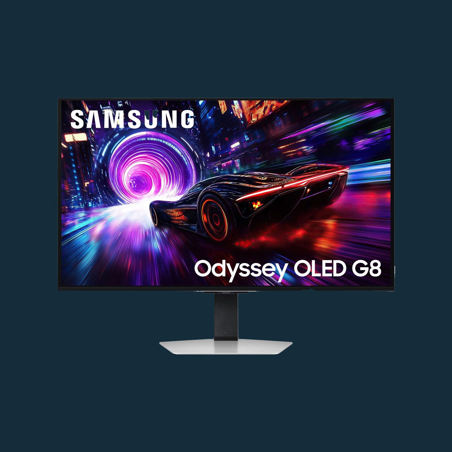 Samsung 32" Odyssey OLED G8 G81SF UHD 4K 240Hz Gaming Monitor in Silver