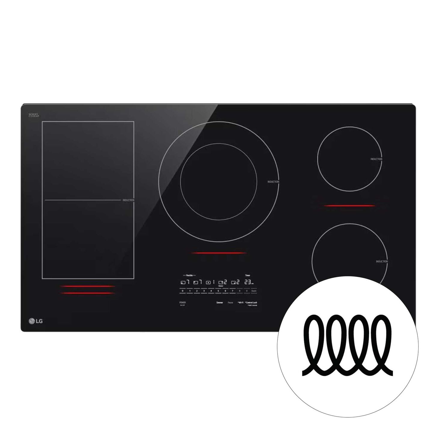 Induction Cooktop in Black