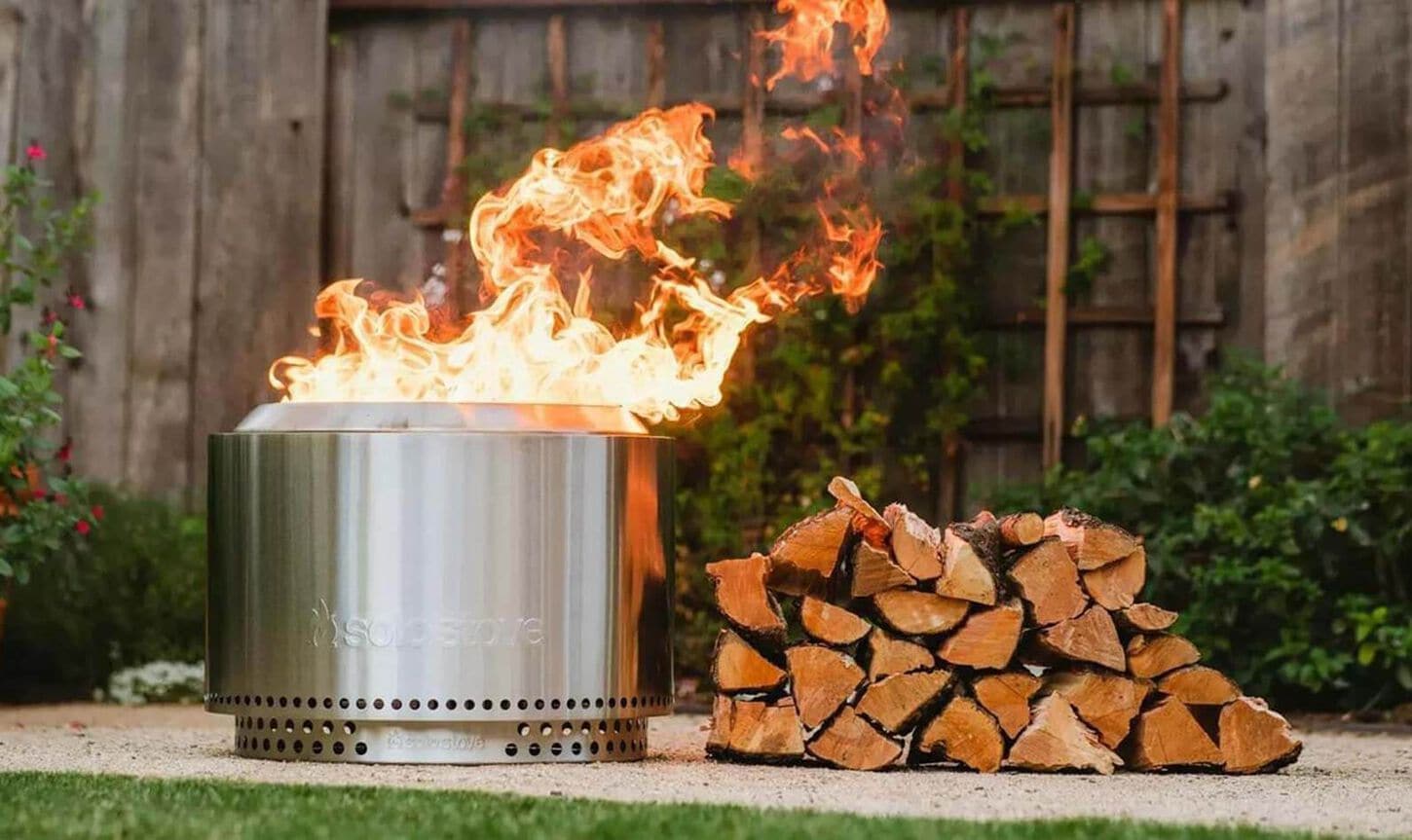 Solo Stove Yukon Fire Pit with Stand 2.0 in Stainless Steel