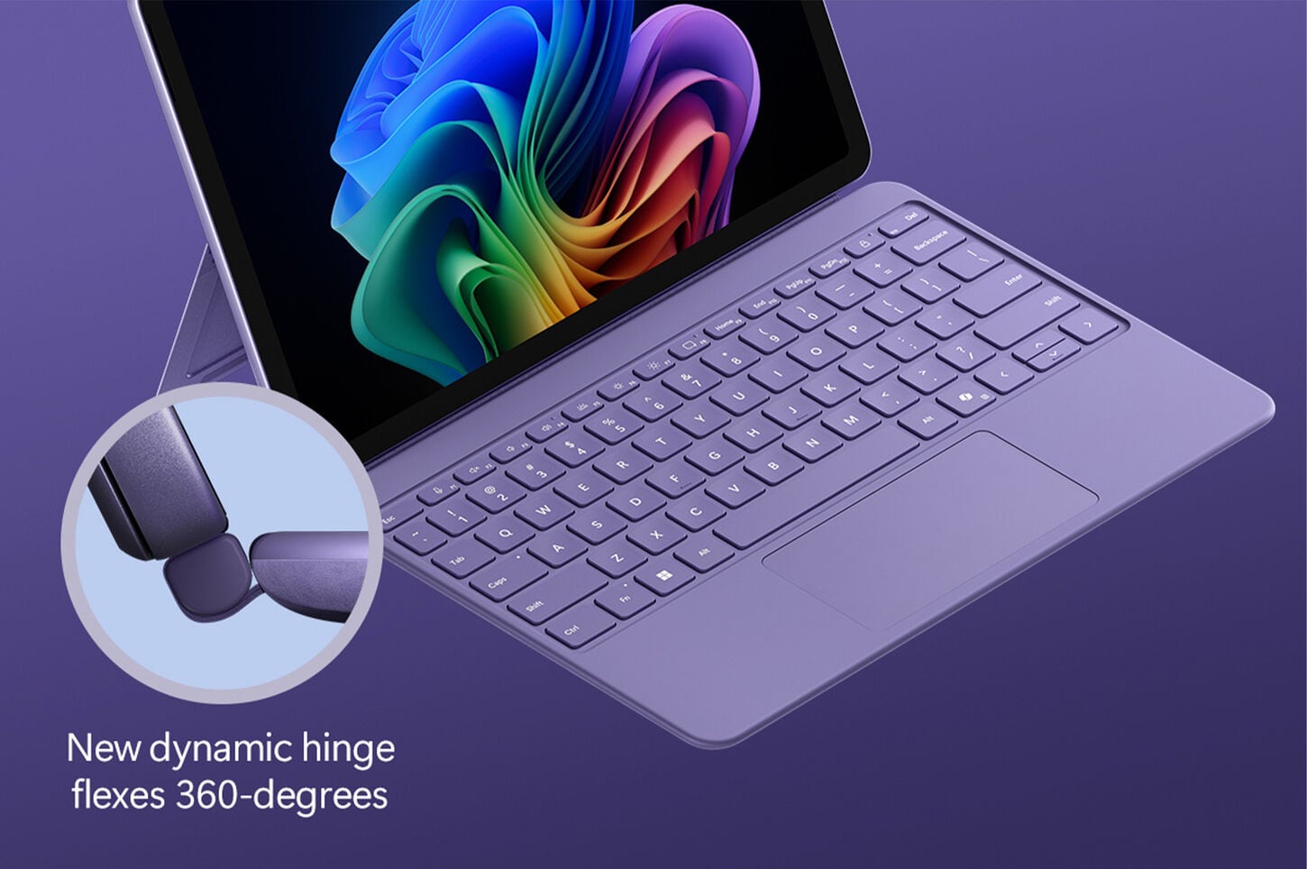 New Surface Pro 12" Keypad in Violet