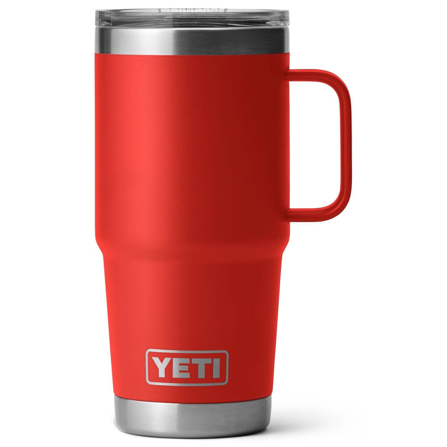 YETI Rambler 20 Oz Travel Mug with StrongHold Lid in Rescue Red