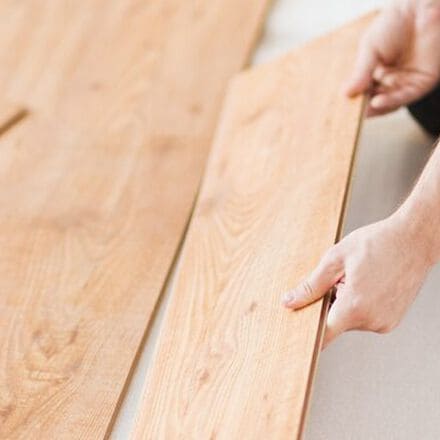 Laying oak flooring
