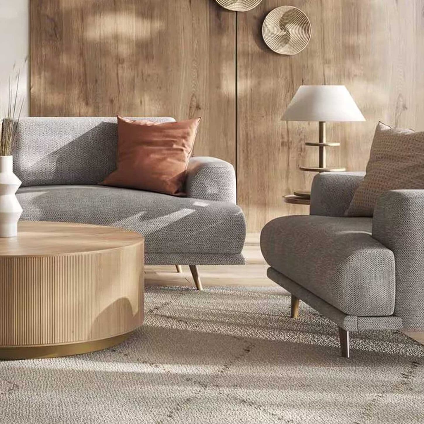 37B Sofa and Chair in Living Room