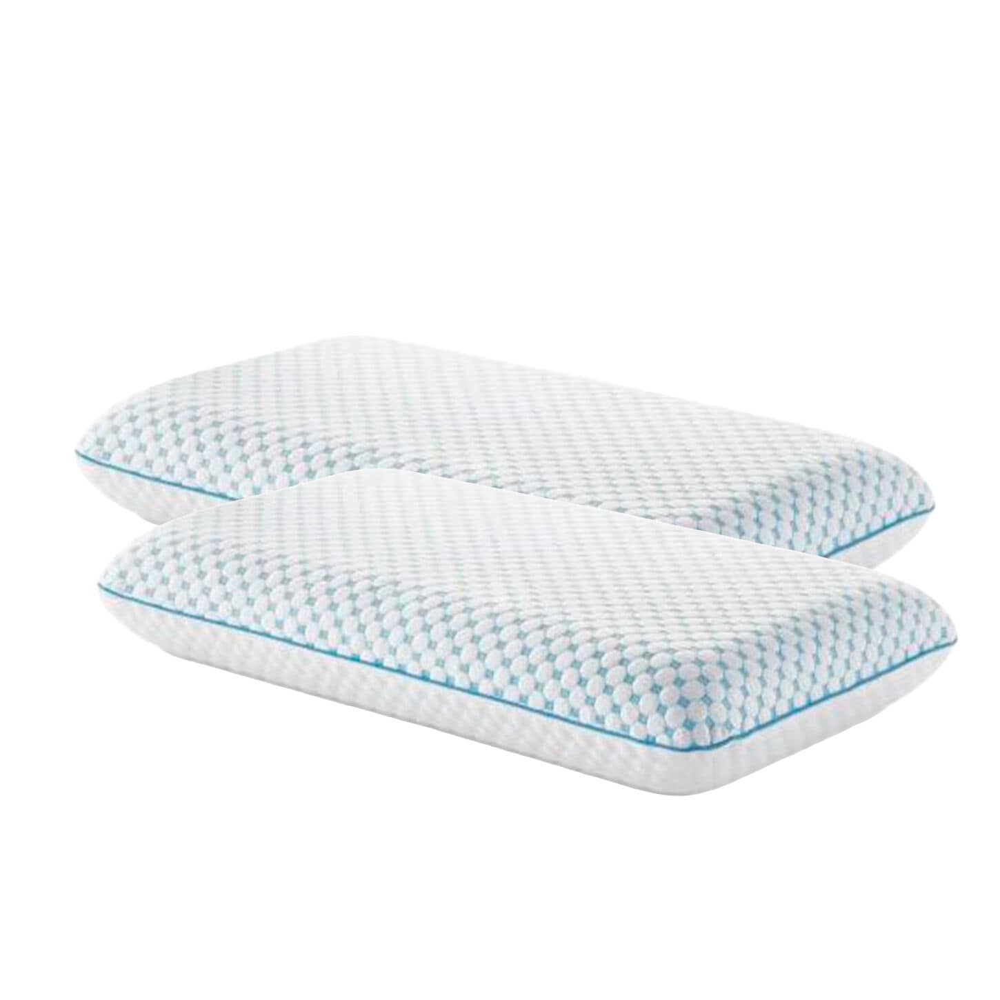 Malouf Weekender Gel Memory Foam with Reversible Cooling Cover Queen Pillow
