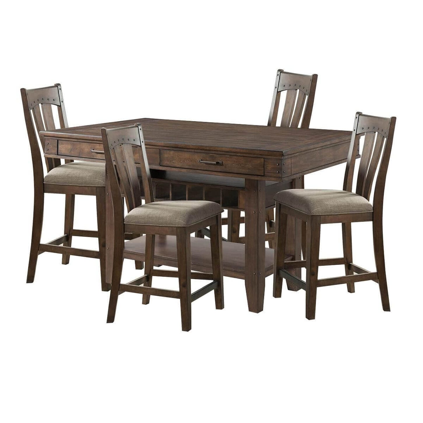 Wood Dining table set