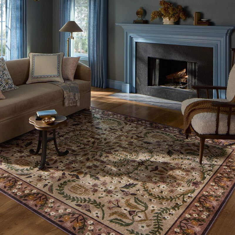 Loloi Canopy Edie Aubergine Area Rug