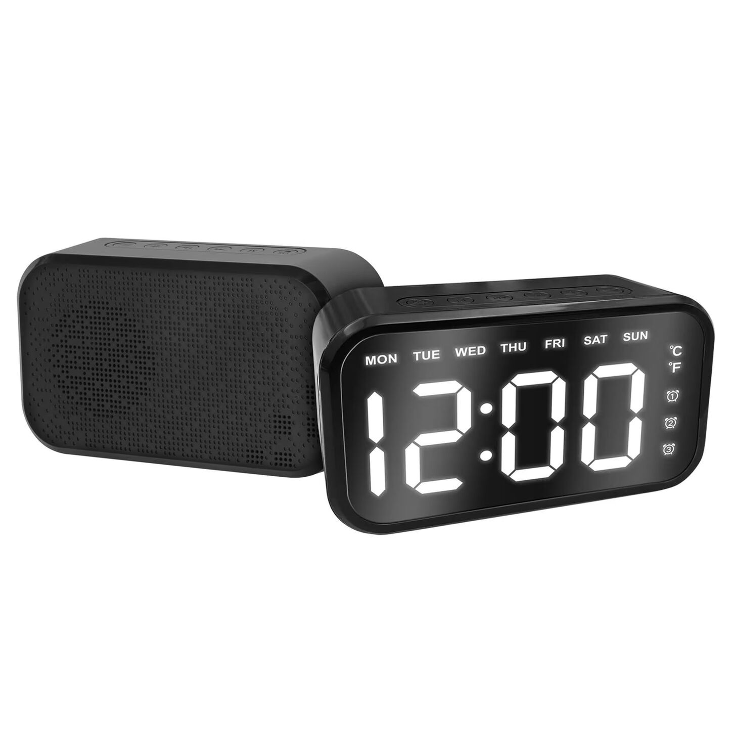 Sentry Alarm Clock Speaker in Black