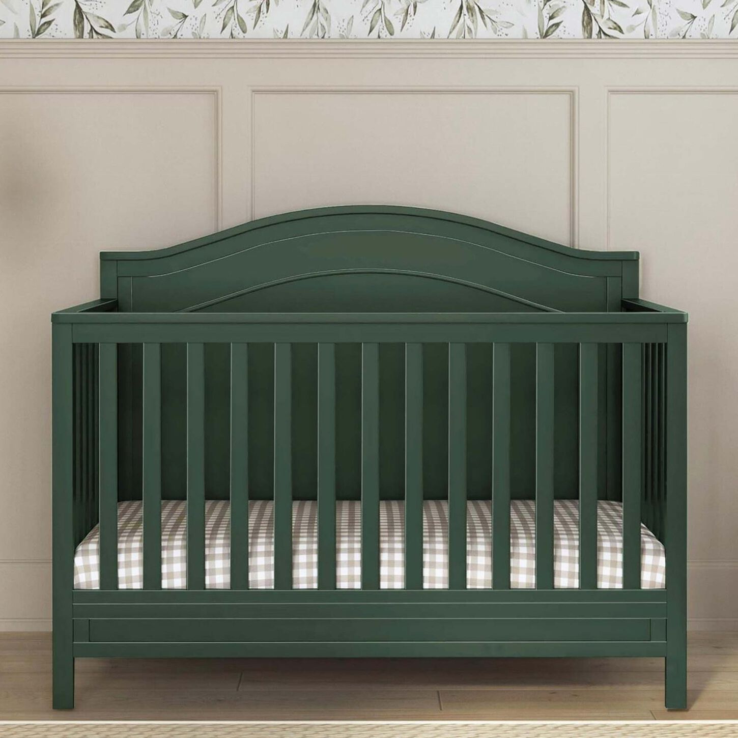 DaVinci Charlie 4-In-1 Convertible Crib in Forest Green
