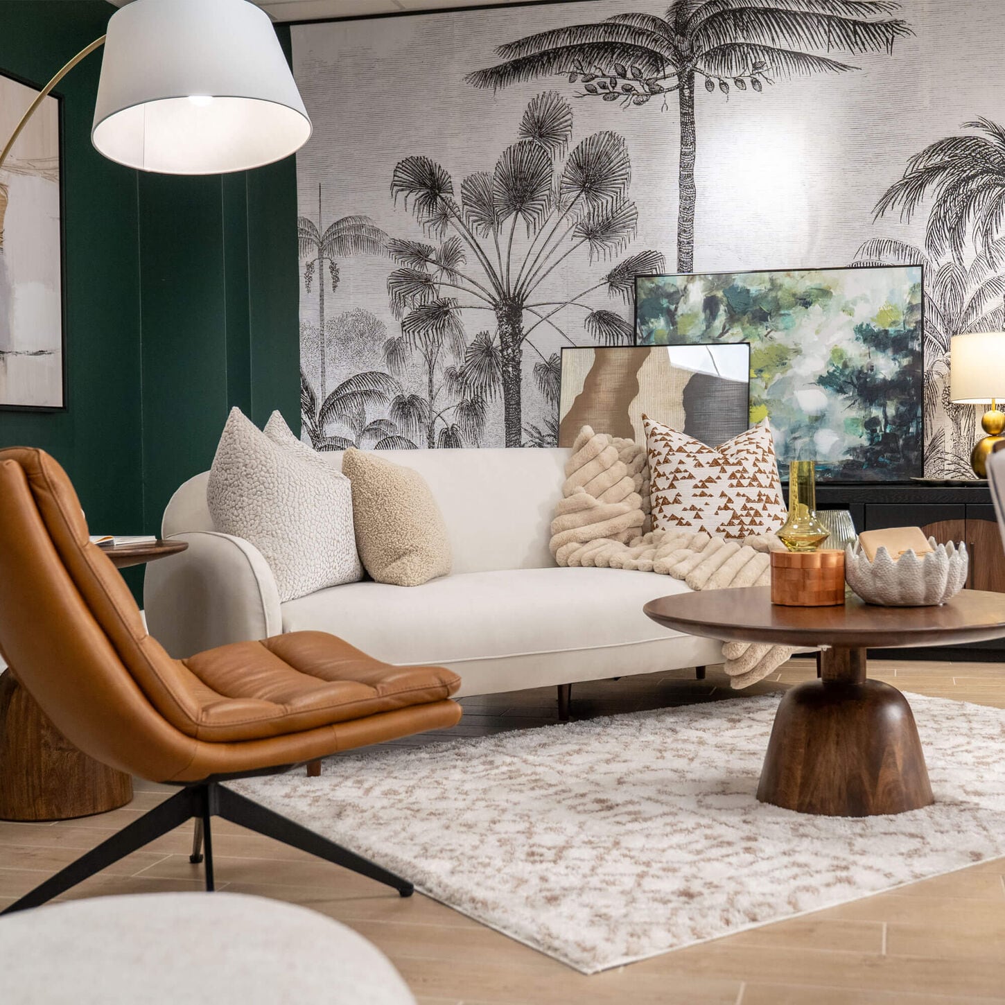 37B Living room scene with sofa 