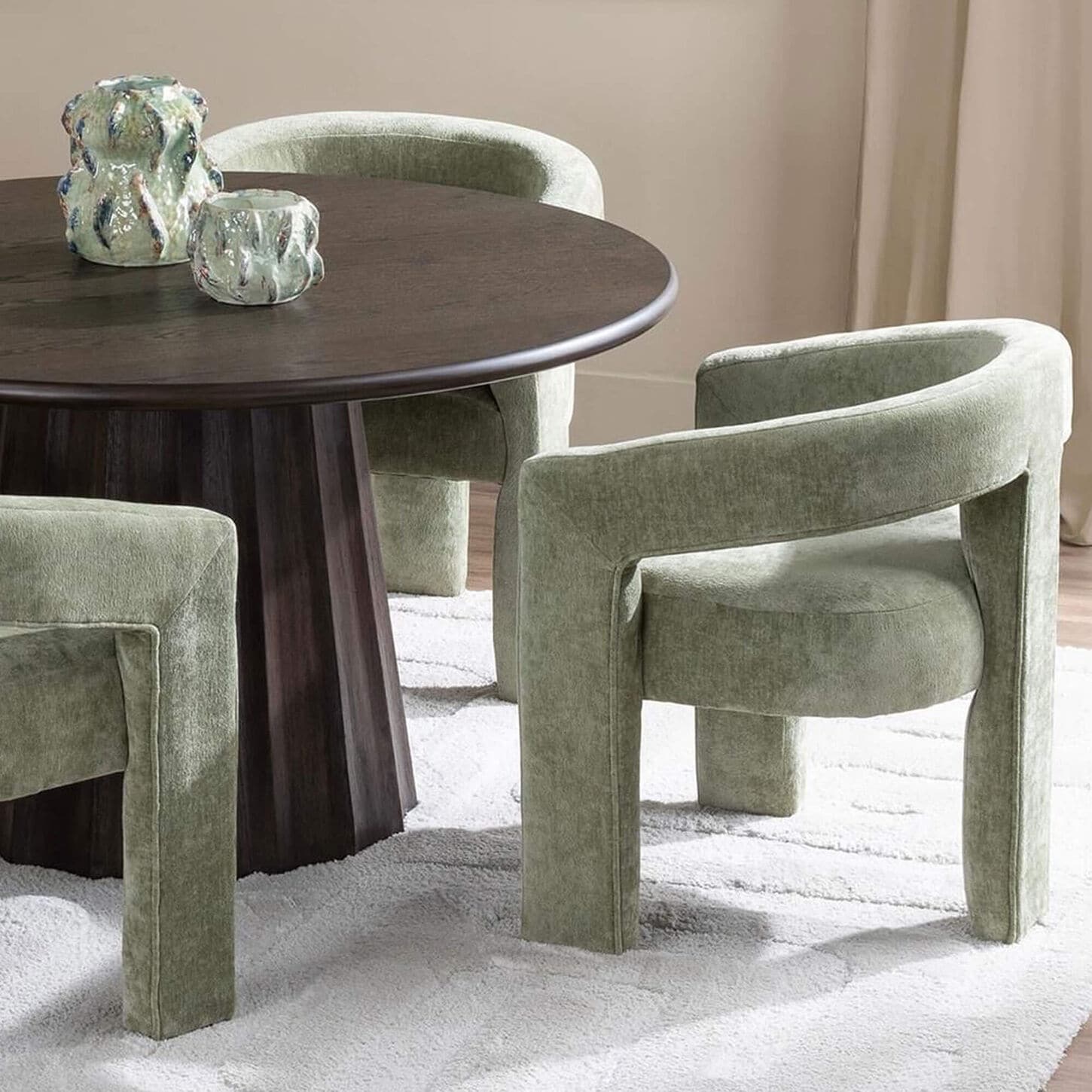 Slatehouse Florence Arm Chair in Green