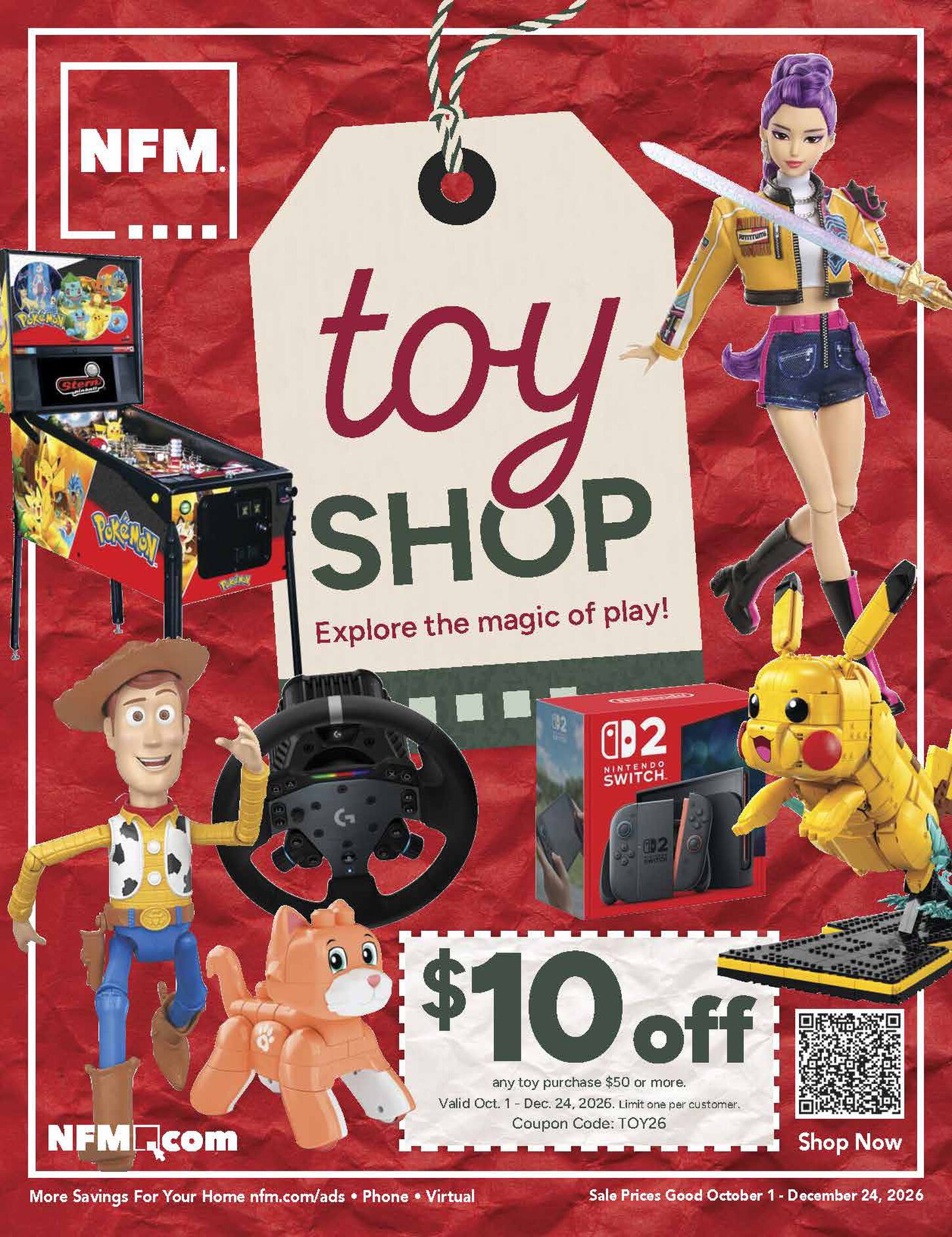 Front Cover of NFM's Toy Shop Catalog