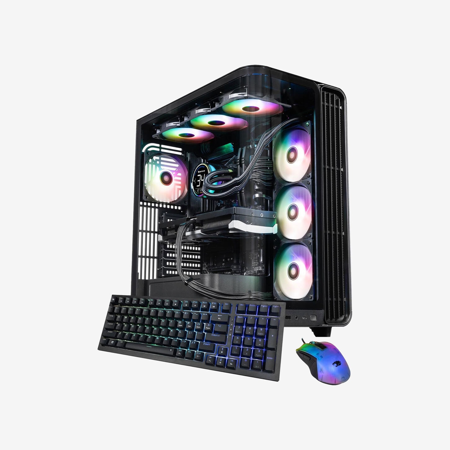 iBUYPOWER Trace Gaming Desktop PC | AMD Ryzen 7 9800X3D - 32GB RAM - NVIDIA GeForce RTX 5070 Ti Graphics - 2TB SSD in Black