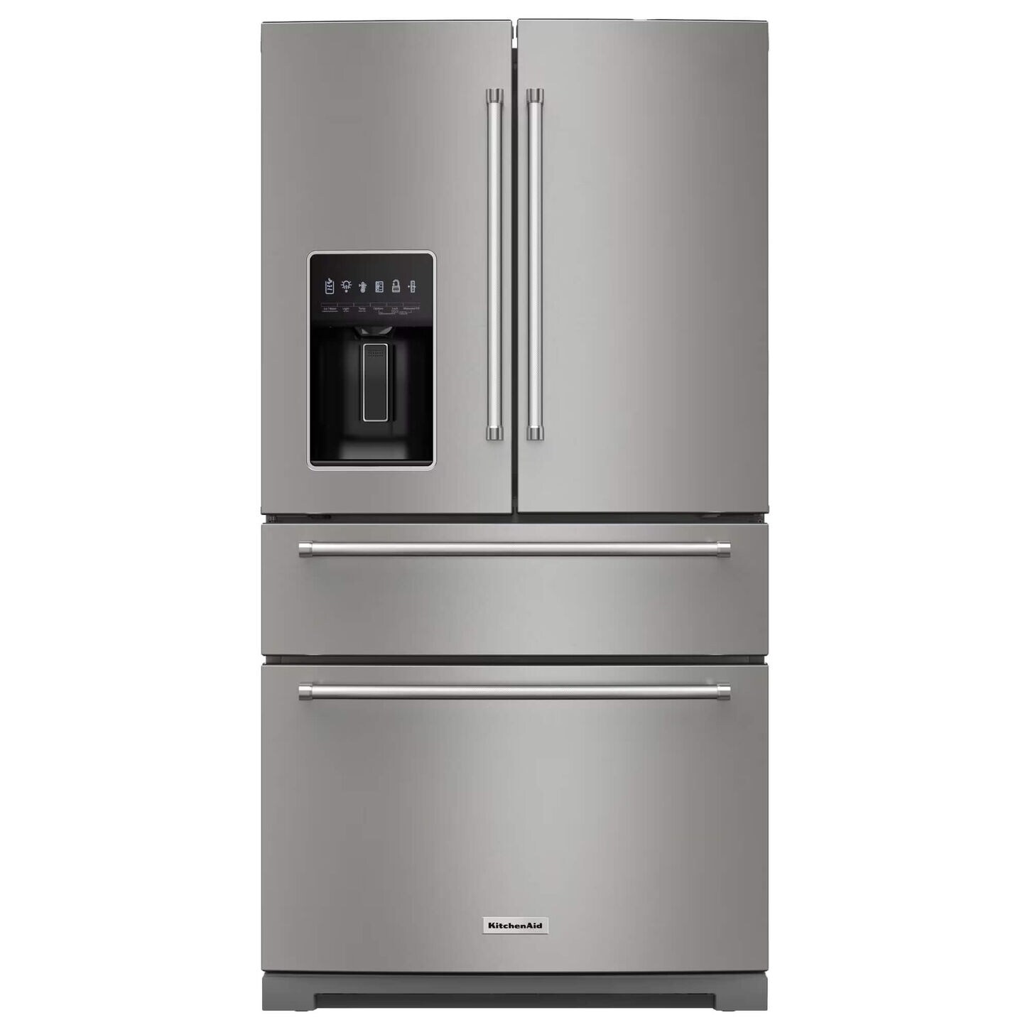 KitchenAid 26.2 Cu. Ft. French Door Refrigerator with Platinum Interior in PrintShield Stainless Steel