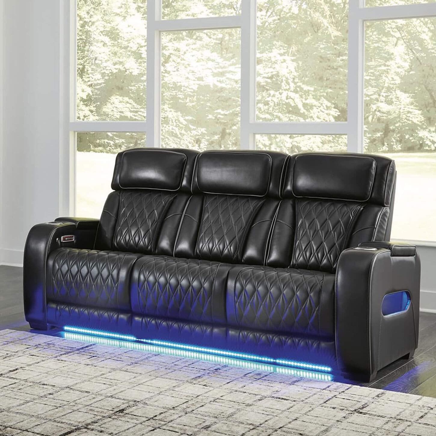 Ashley Boyington 2-Piece Power Reclining Living Room Set in Black