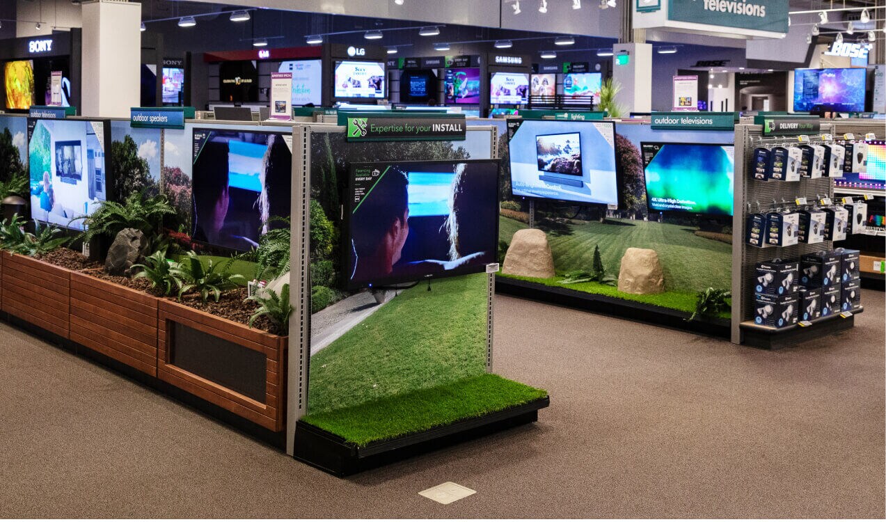 Shopping electronics at NFM in Omaha Nebraska