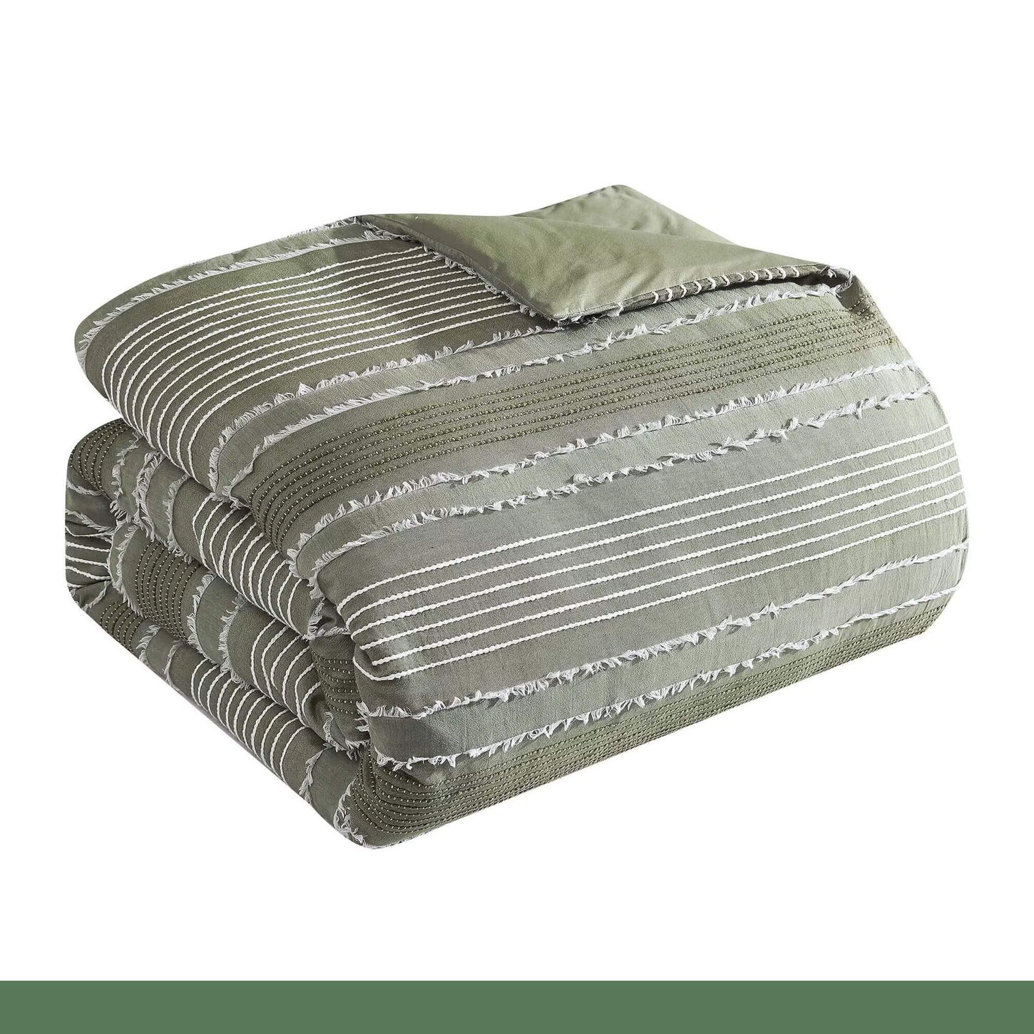 Hallmart Collectibles Hattie 5-Piece Queen Comforter Set in Sage