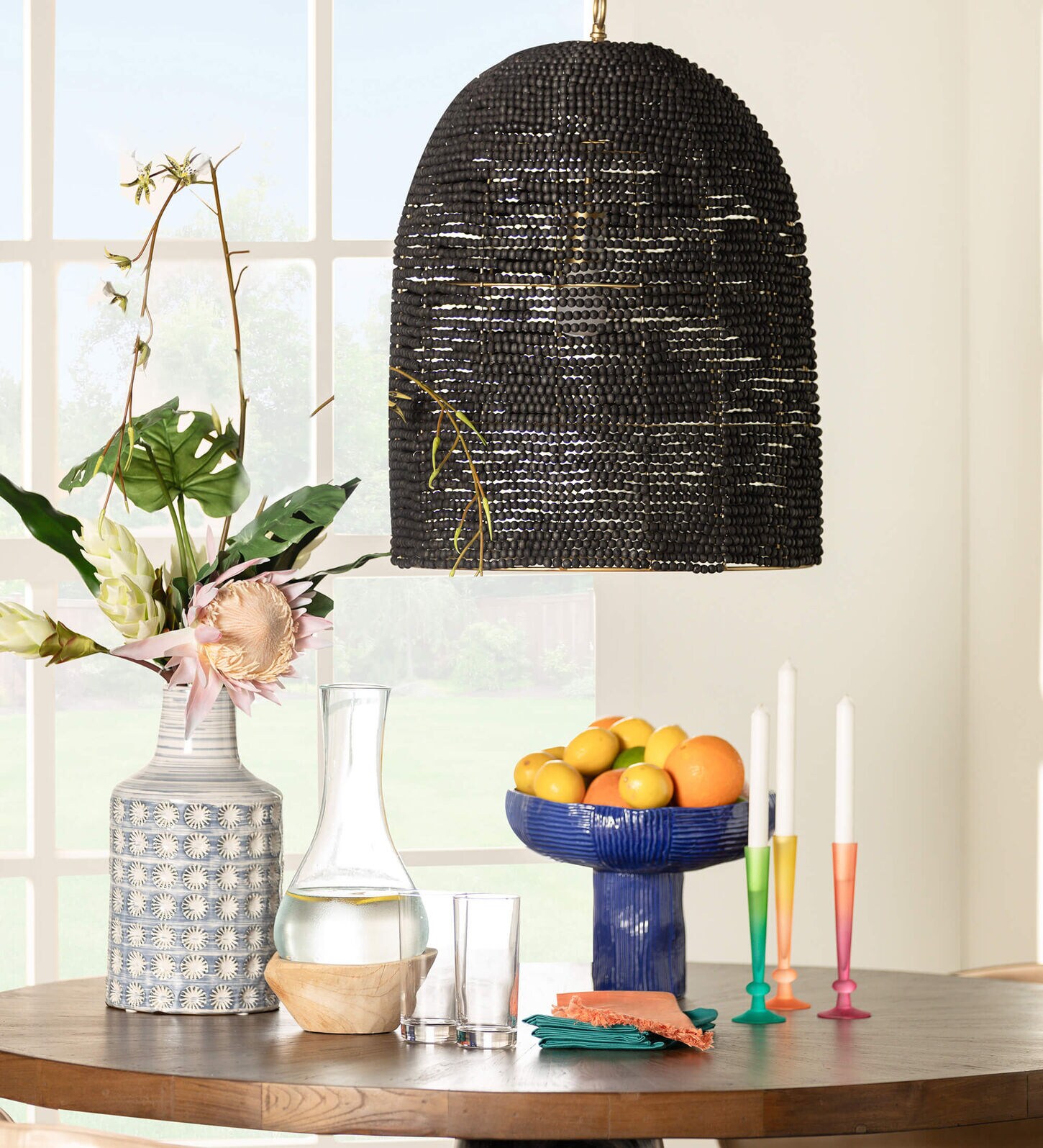 Southern Lighting Elma Pendant in Black