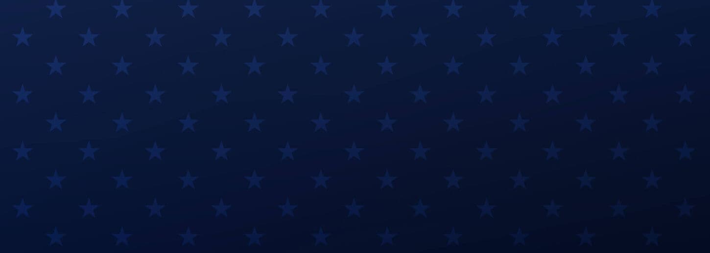 Dark blue background with repeating stars