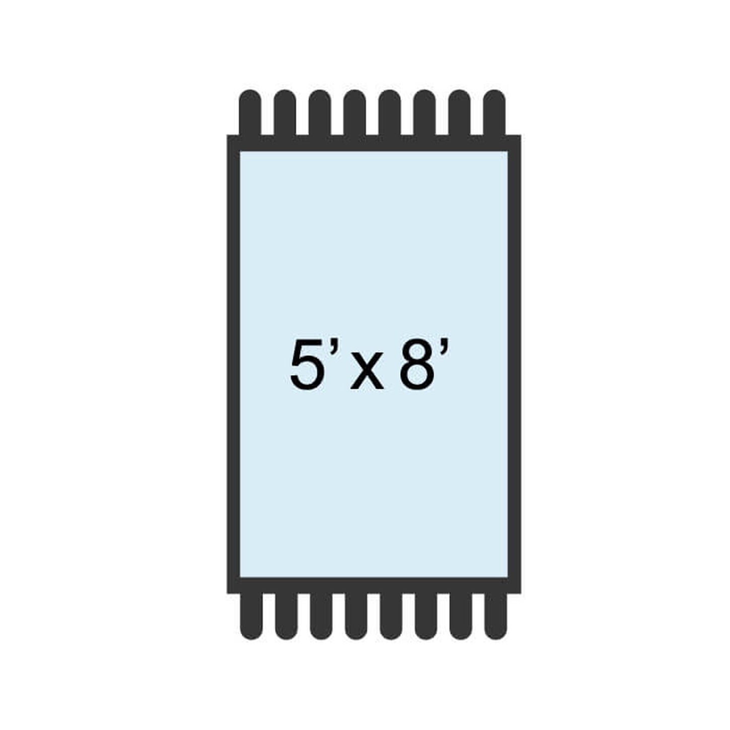 five foot by eight foot area rugs