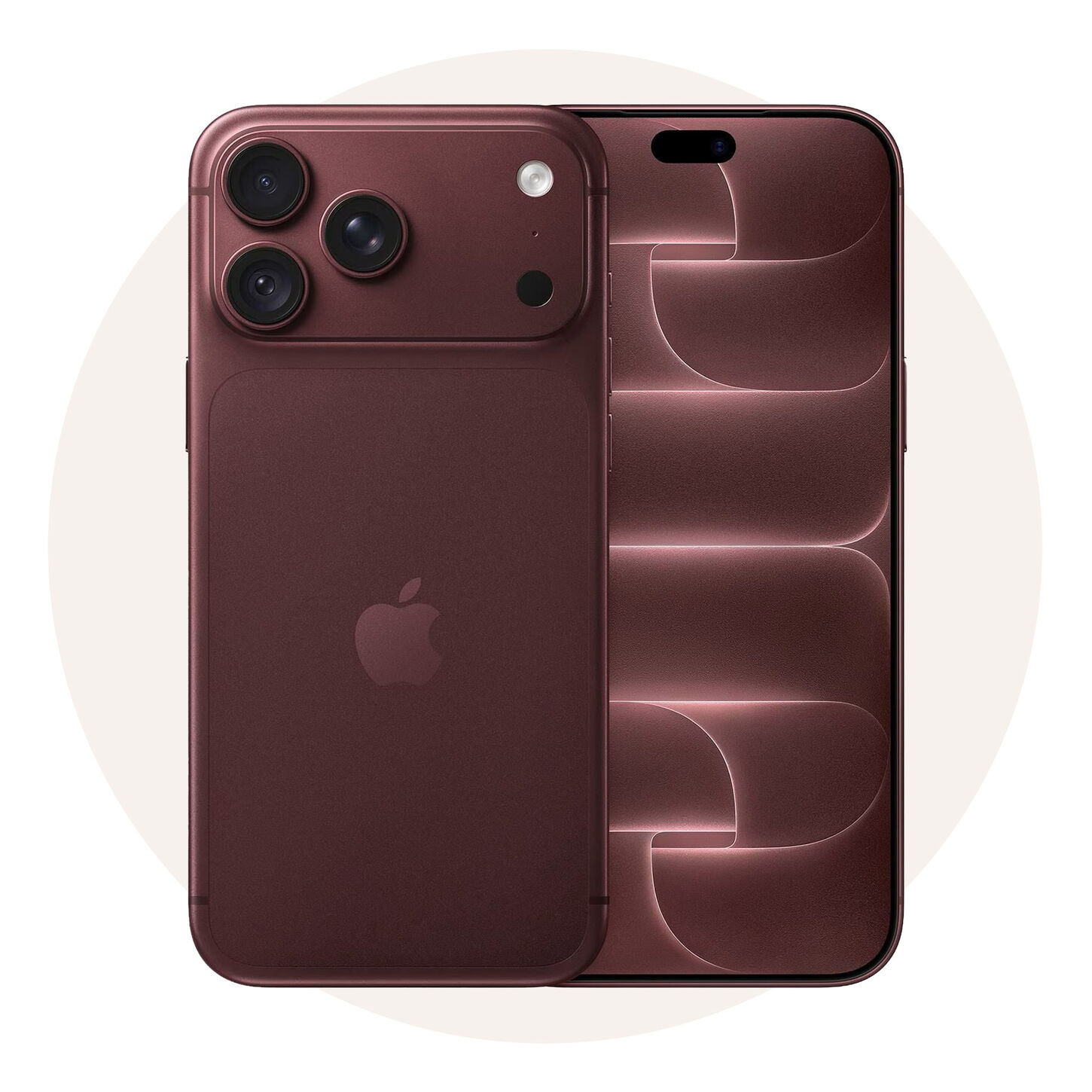 iphone 18 pro max on beige background
