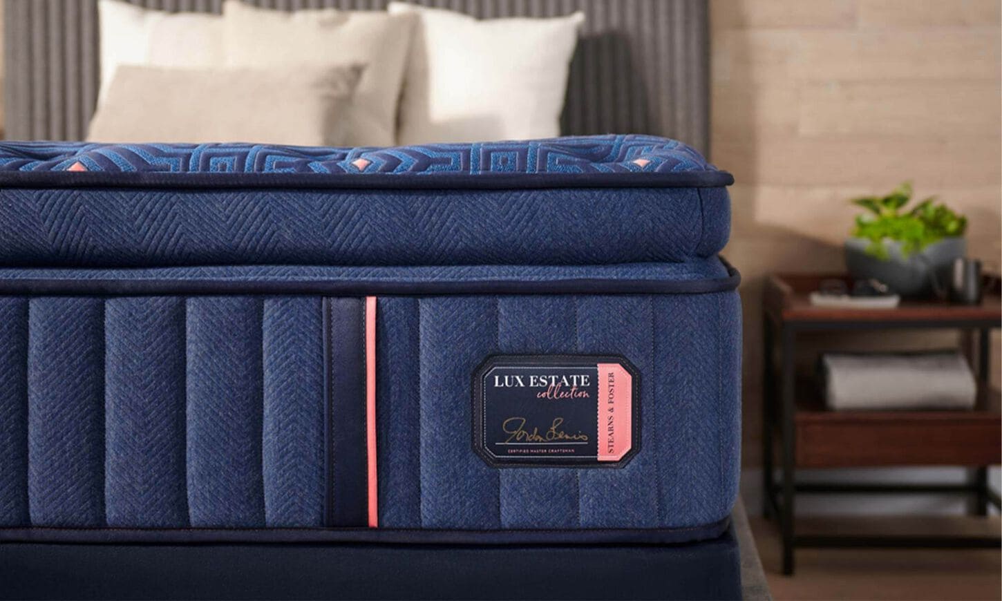 Label Shot of Lux Estate Mattress