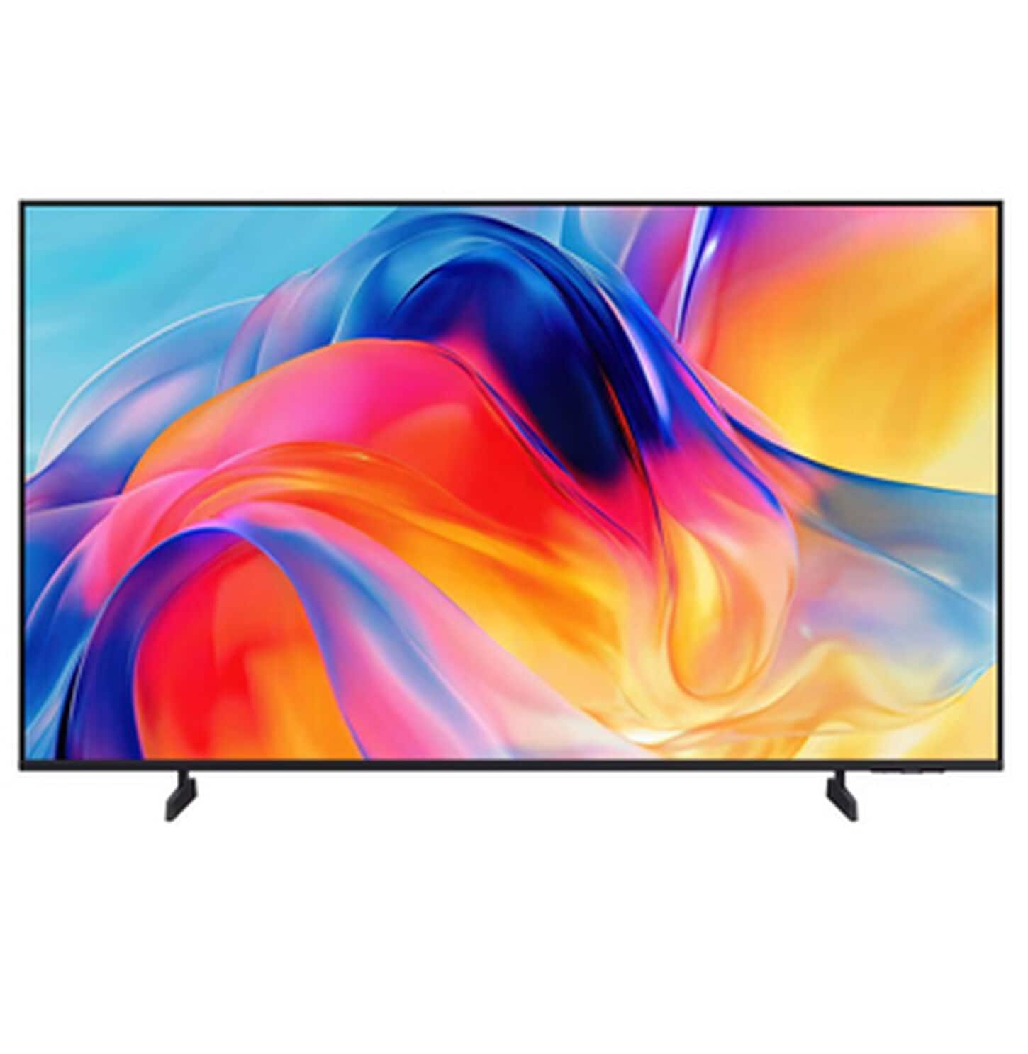 Large TV with colorful screen