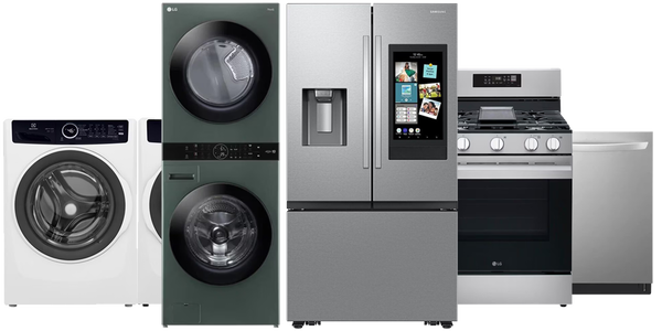 Collection of major appliances