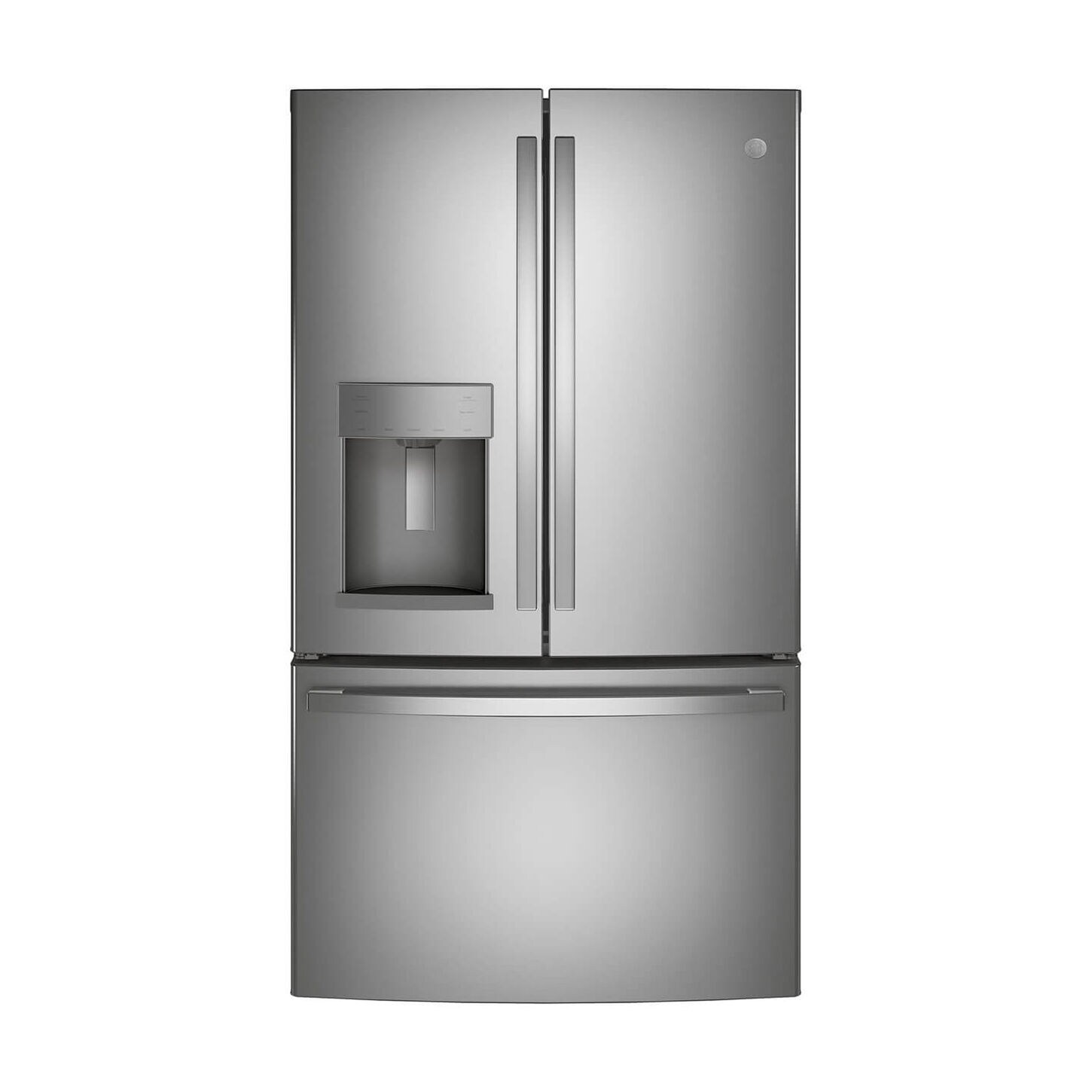 GE French Door refrigerator in stainless steel