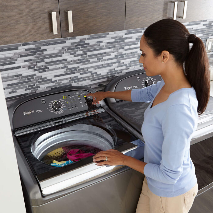 Woman Doing Laundry