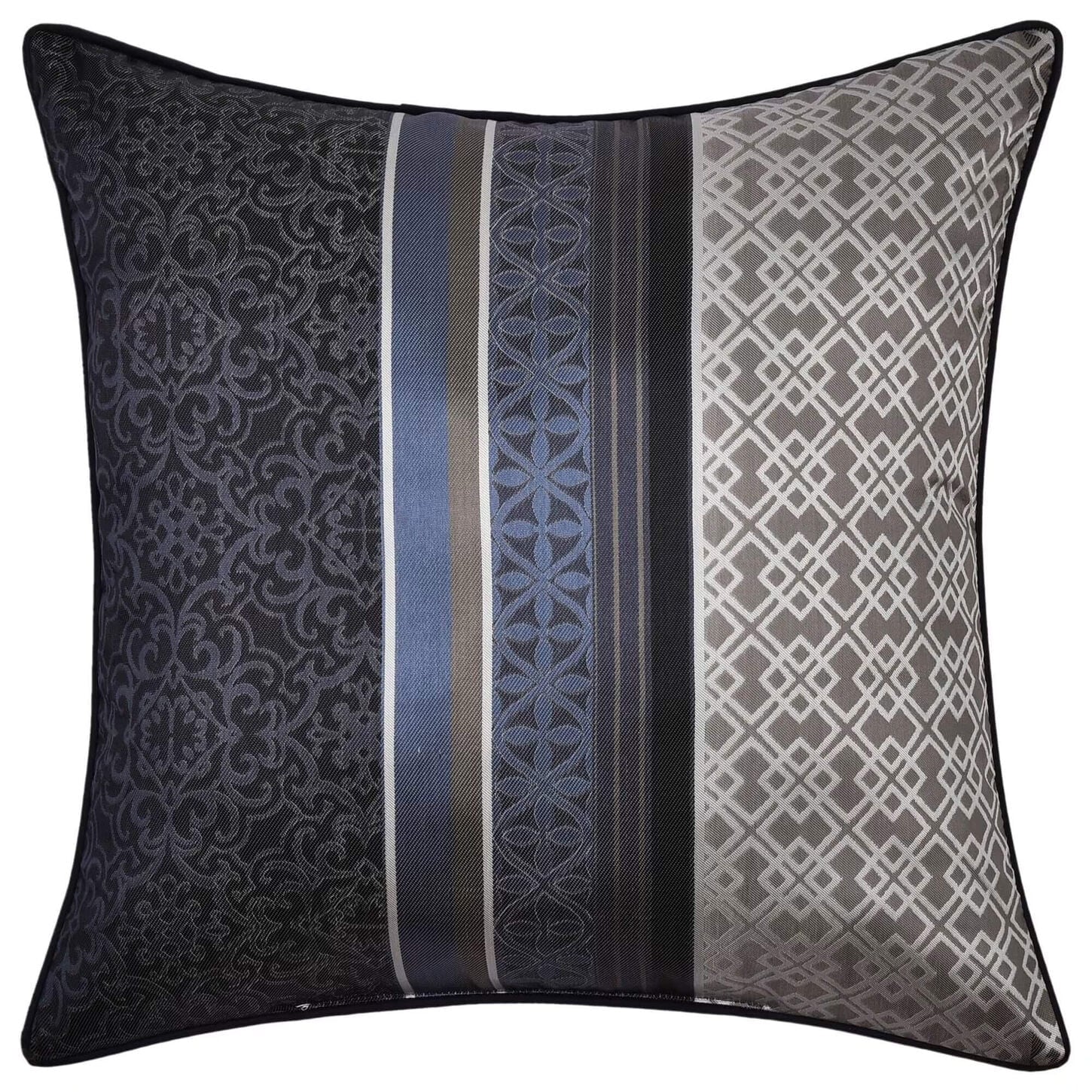 Royal Court Carlisle 20" Square Throw Pillow in Indigo