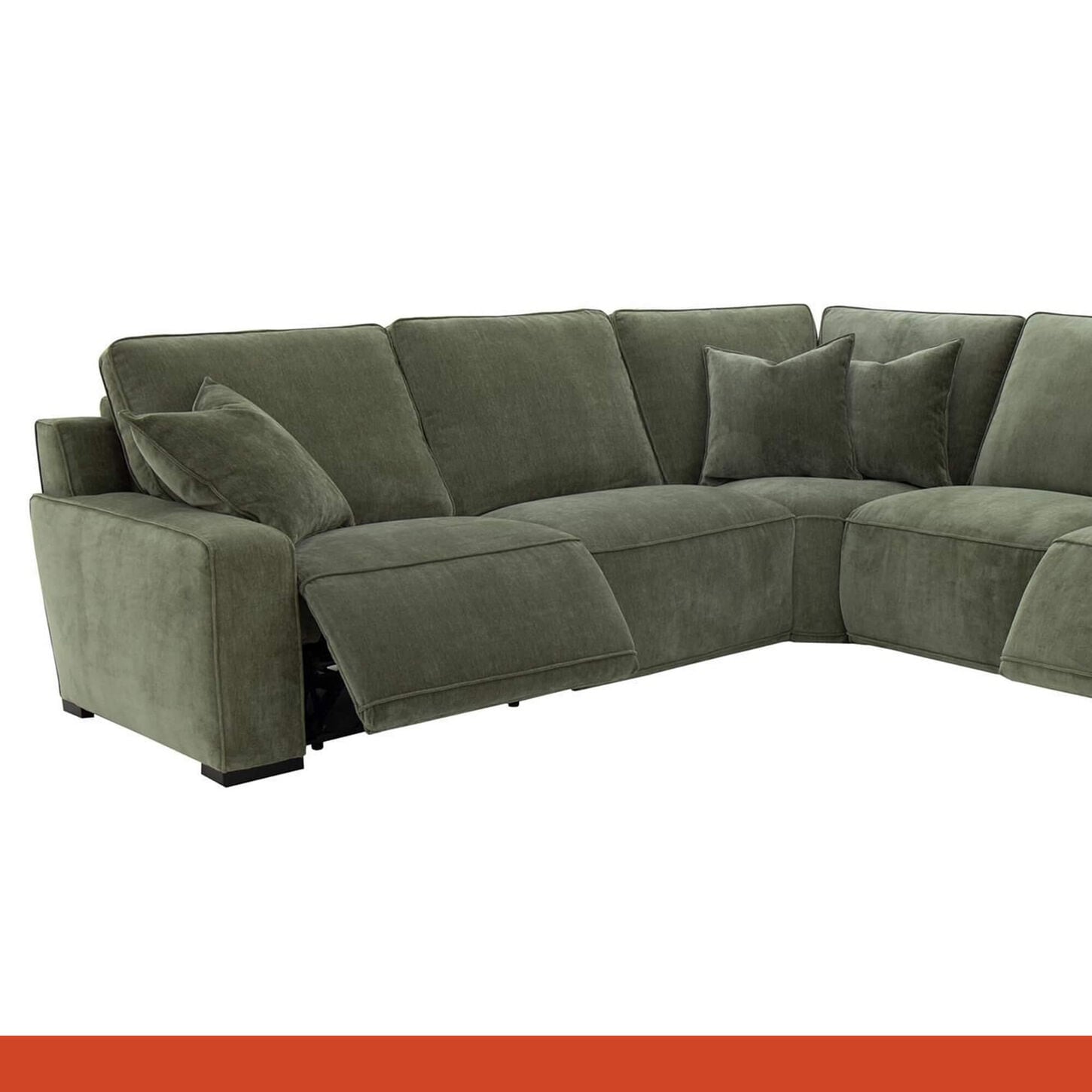 MotoMotion 5-Piece Power Reclining Sectional in Gimlet Moss