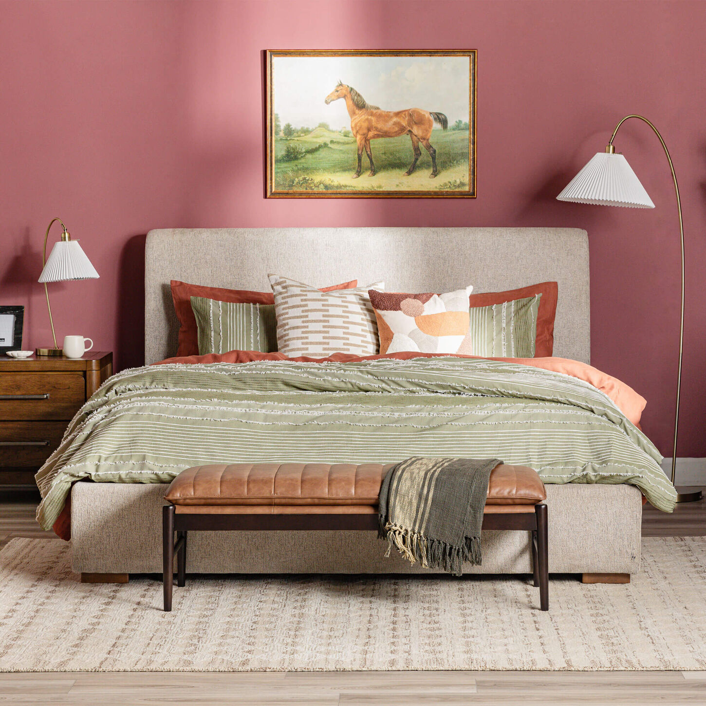 Millenium Cabalynn King Upholstered Bed