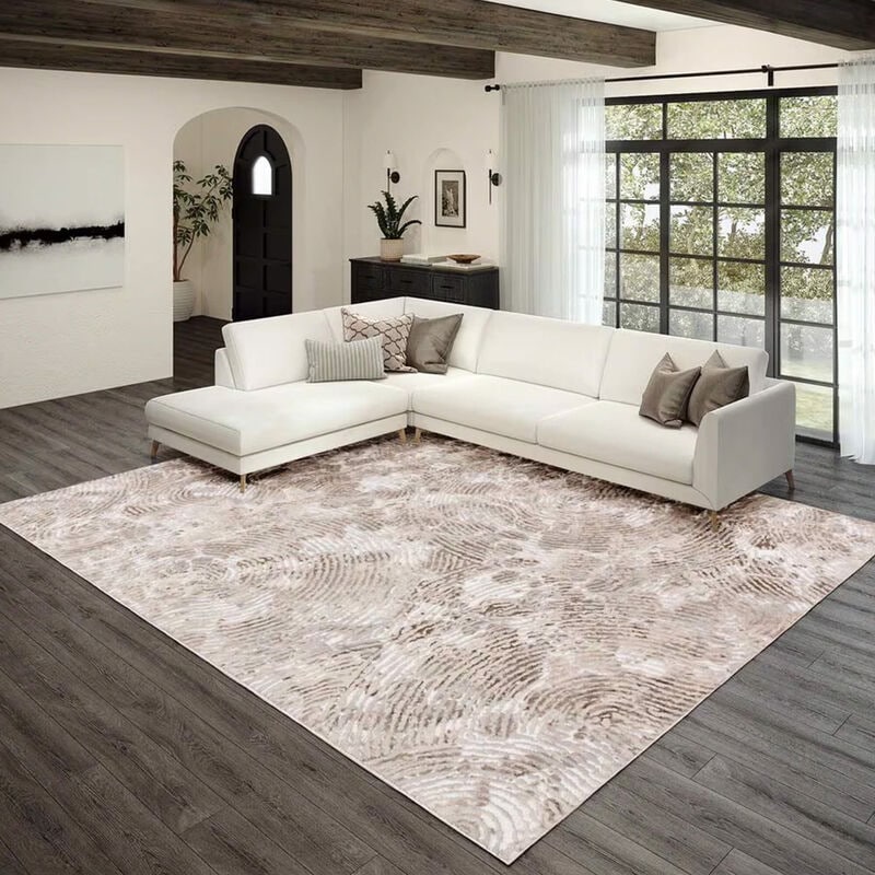 Dalyn Rug Company Rhodes RR5 Taupe Area Rug