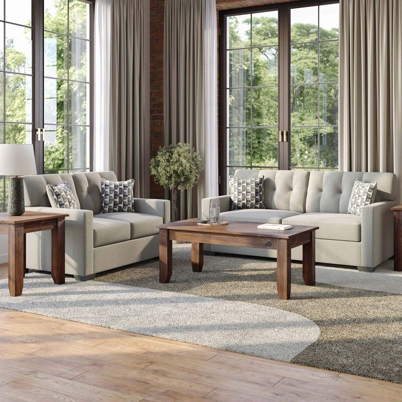 Ashley Mahoney, Eros and Chaston 7-Piece Living Room Set in Pebble
