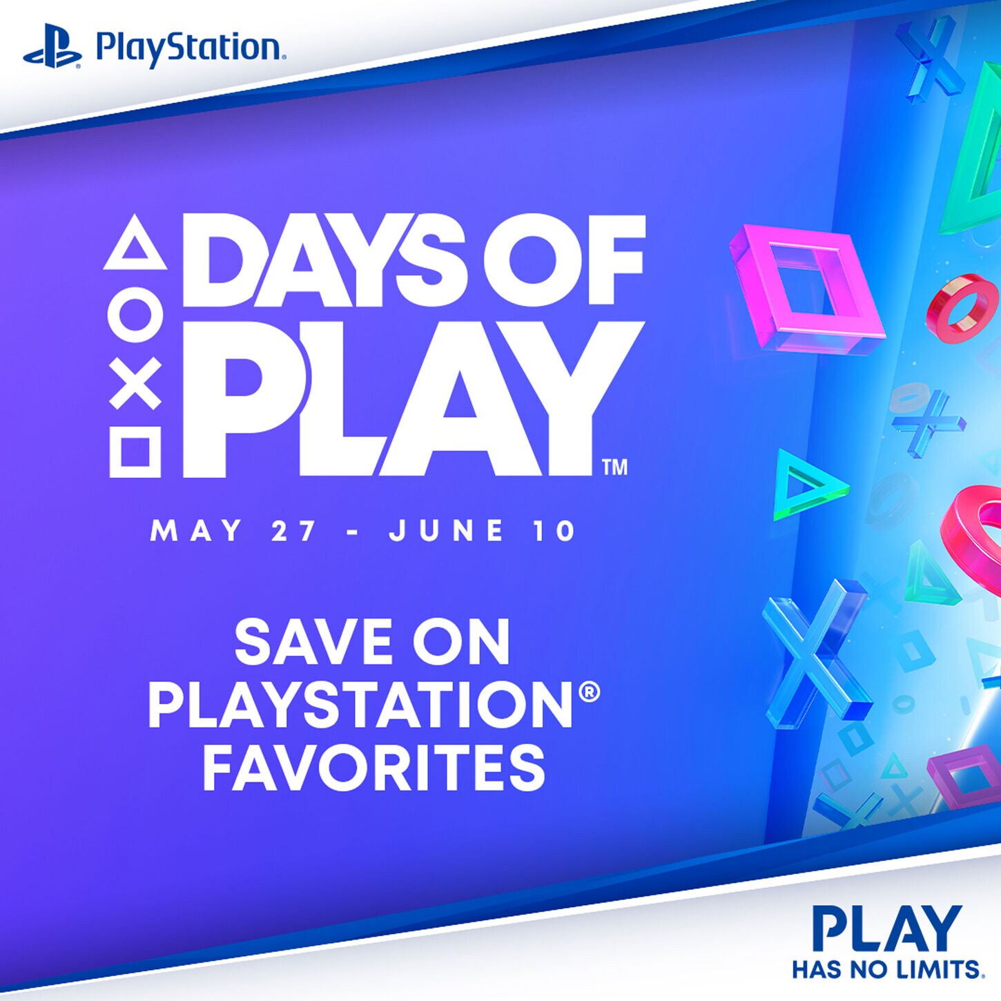 Playstation Days of play