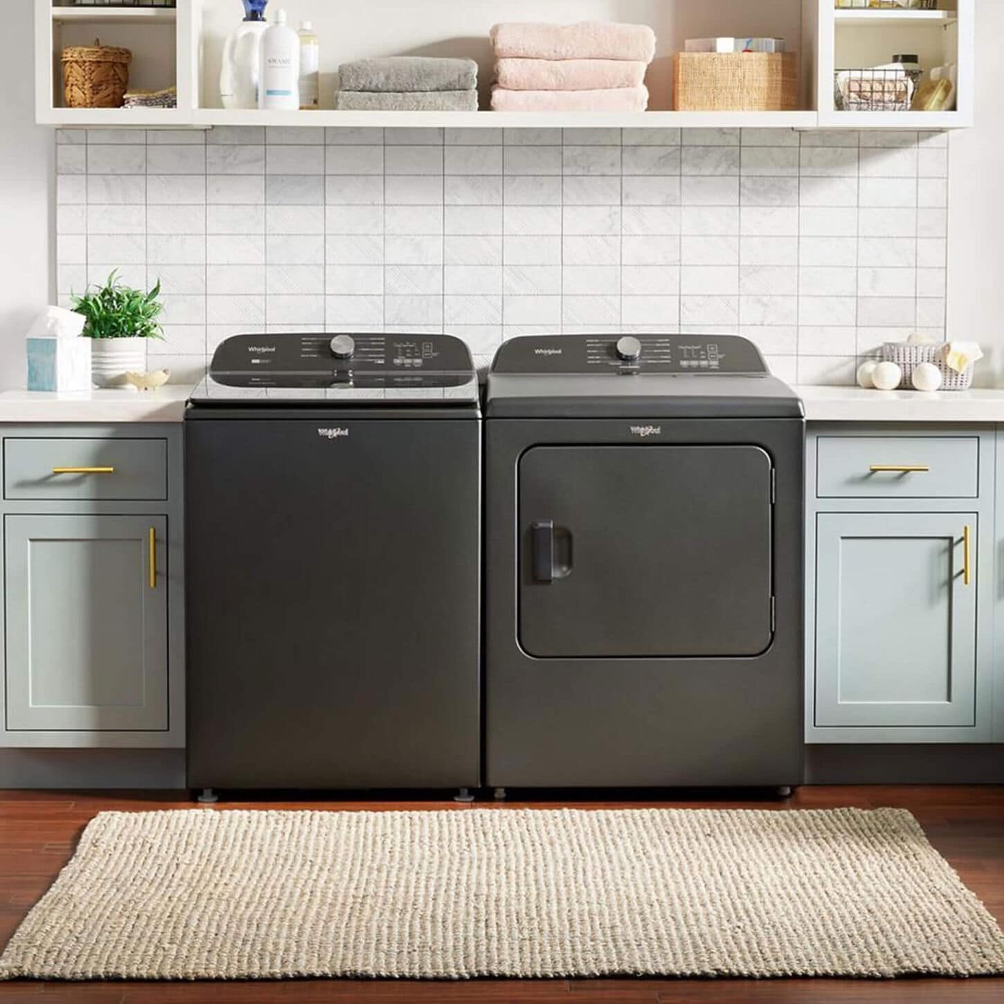 Whirlpool 7 Cu. Ft. Front Load Electric Dryer and Washer