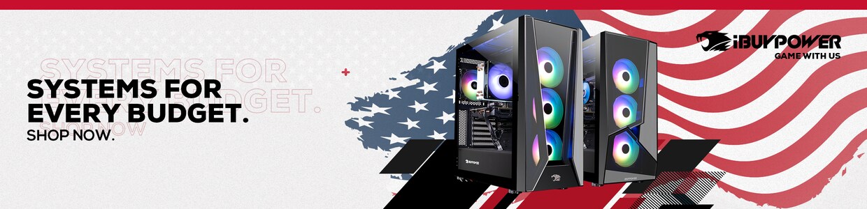 iBuyPower| Systems for Every Budget. Shop Now.