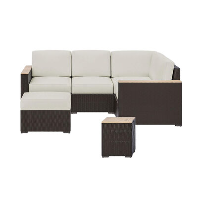 Homestyles Palm Springs 3-Piece Patio Sectional Set