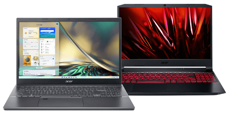 Acer Aspire 5 Laptop and Acer GeForce RTX 3060 Gaming Laptop