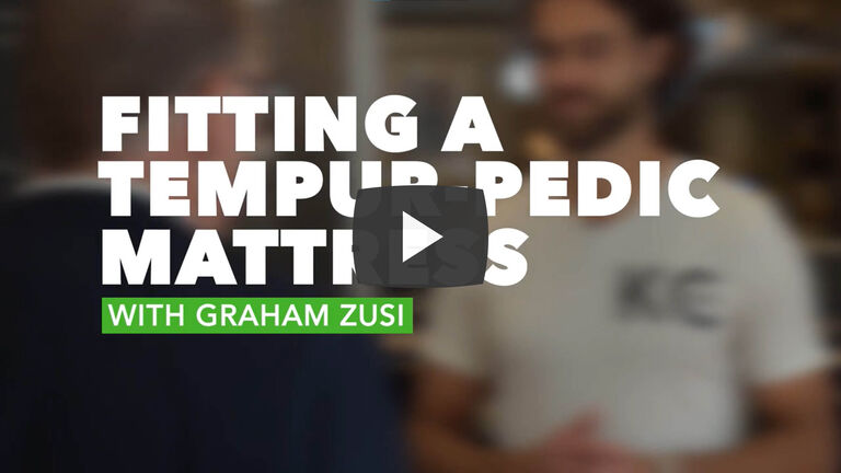 Fitting A TempurPedic Mattress with Graham Zusi