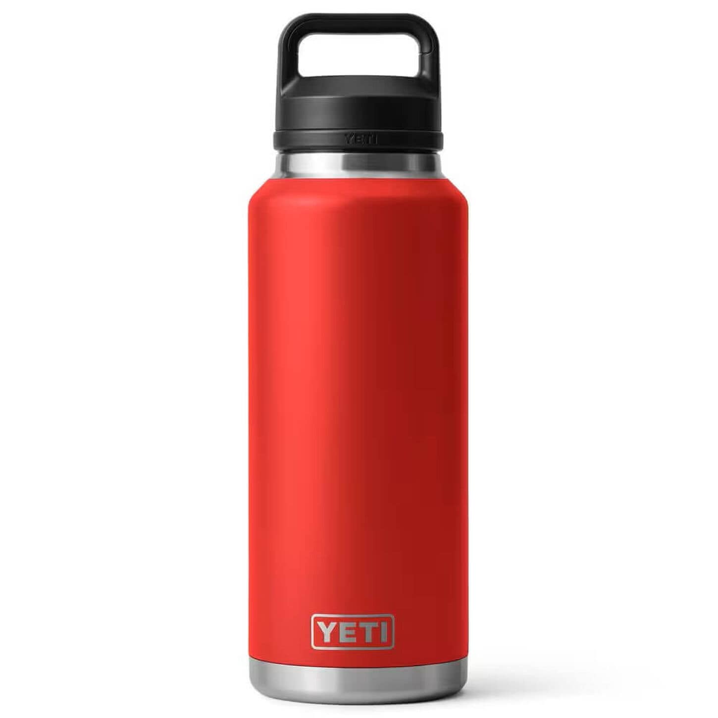 YETI Rambler 46 Oz Water Bottle with Chug Cap in Rescue Red