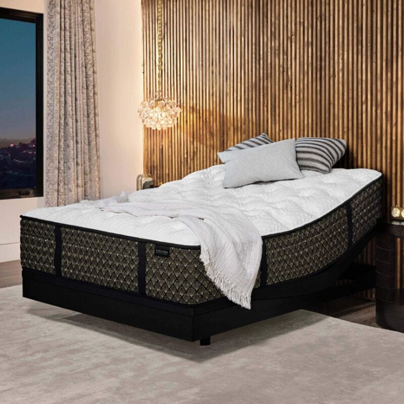 Aireloom Night Stars Streamline Extra Firm Queen Mattress with Adjustable Base