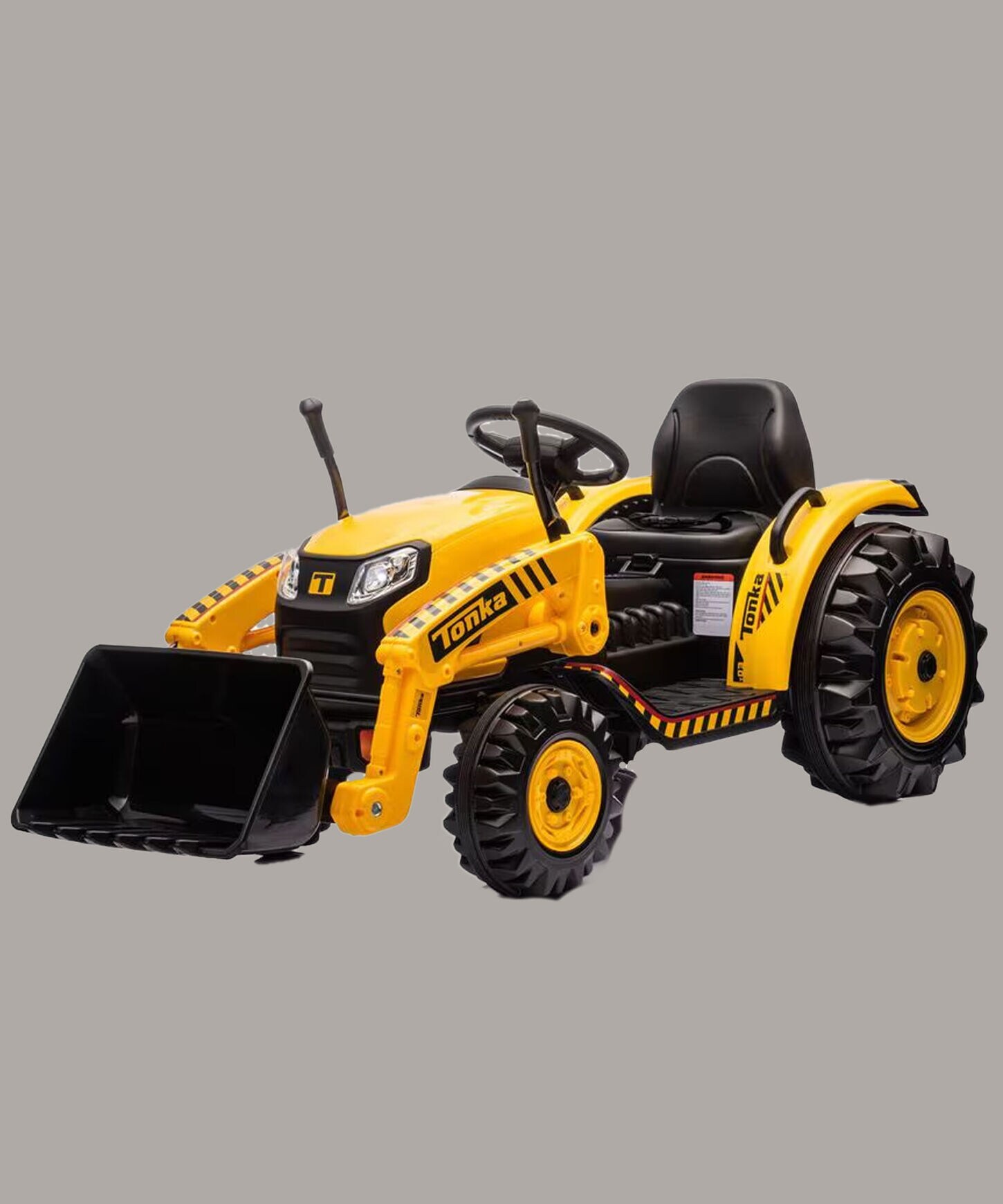 Best Ride On Cars Tonka Construction Tractor 12V Ride On Car in Yellow