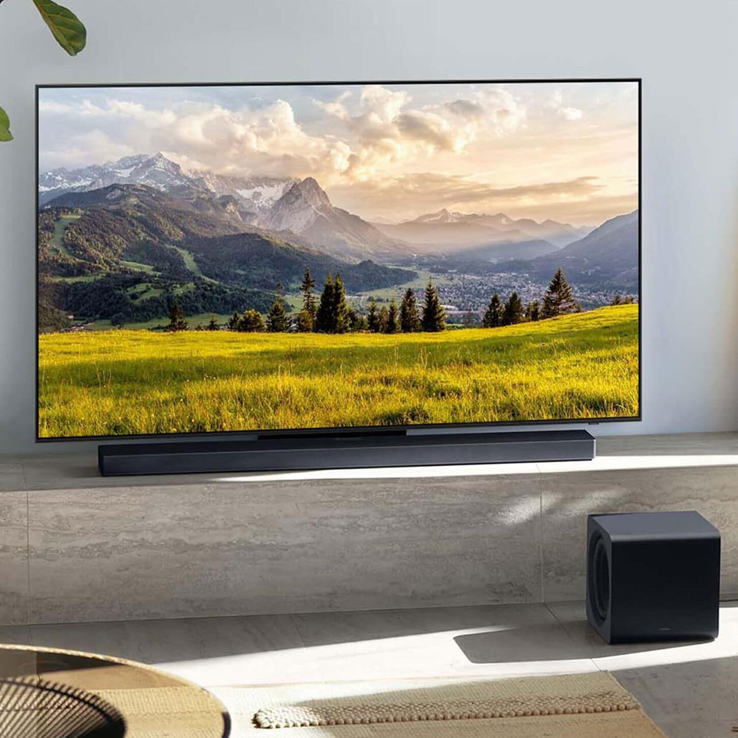 Samsung Q-Series 3.1.2 Channel 45.67" Soundbar with Wireless Subwoofer in Titan Black