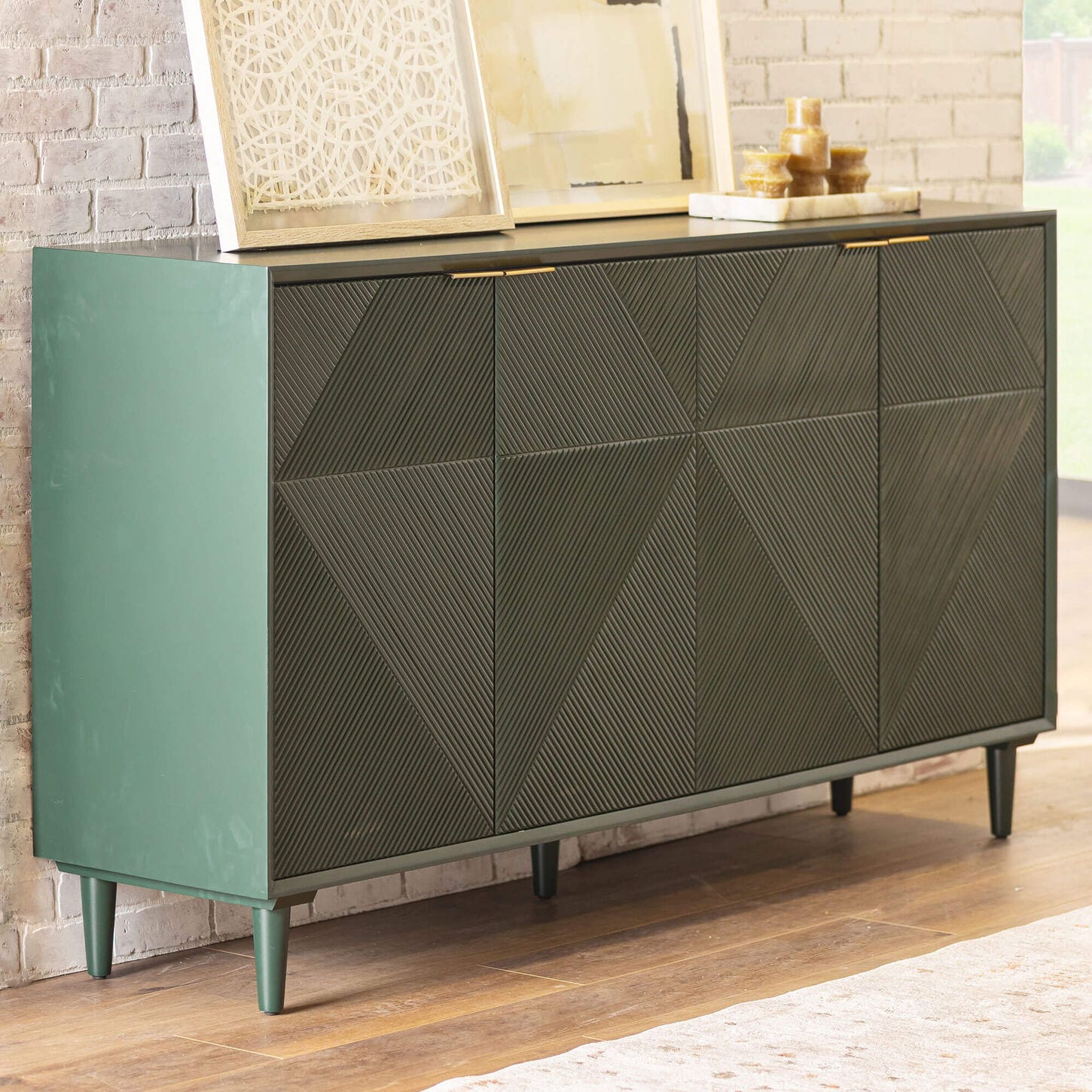 Slatehouse Evergreen Console in Green