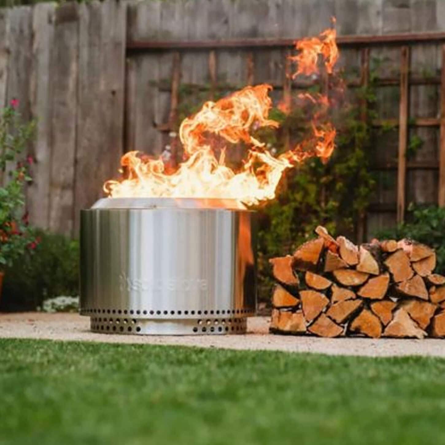 Solo Stove Yukon Fire Pit with Stand 2.0 in Stainless Steel