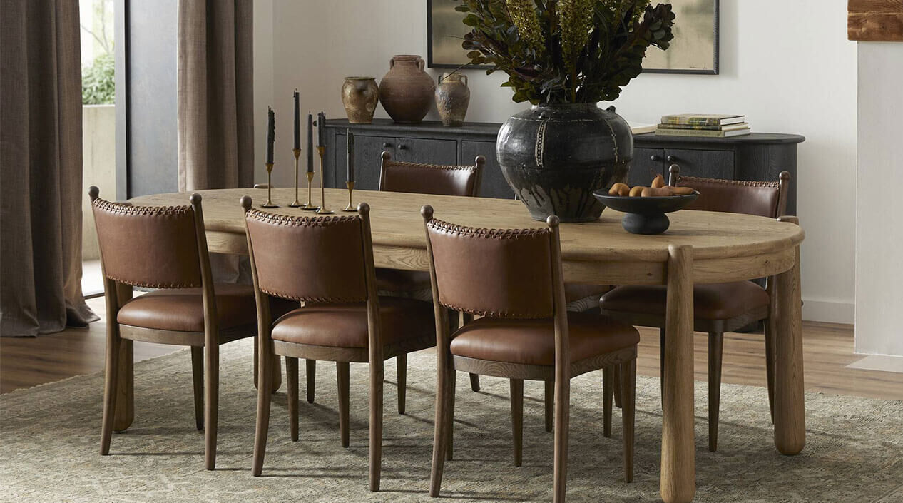 Modern living space with two white couches and a light gray coffee table