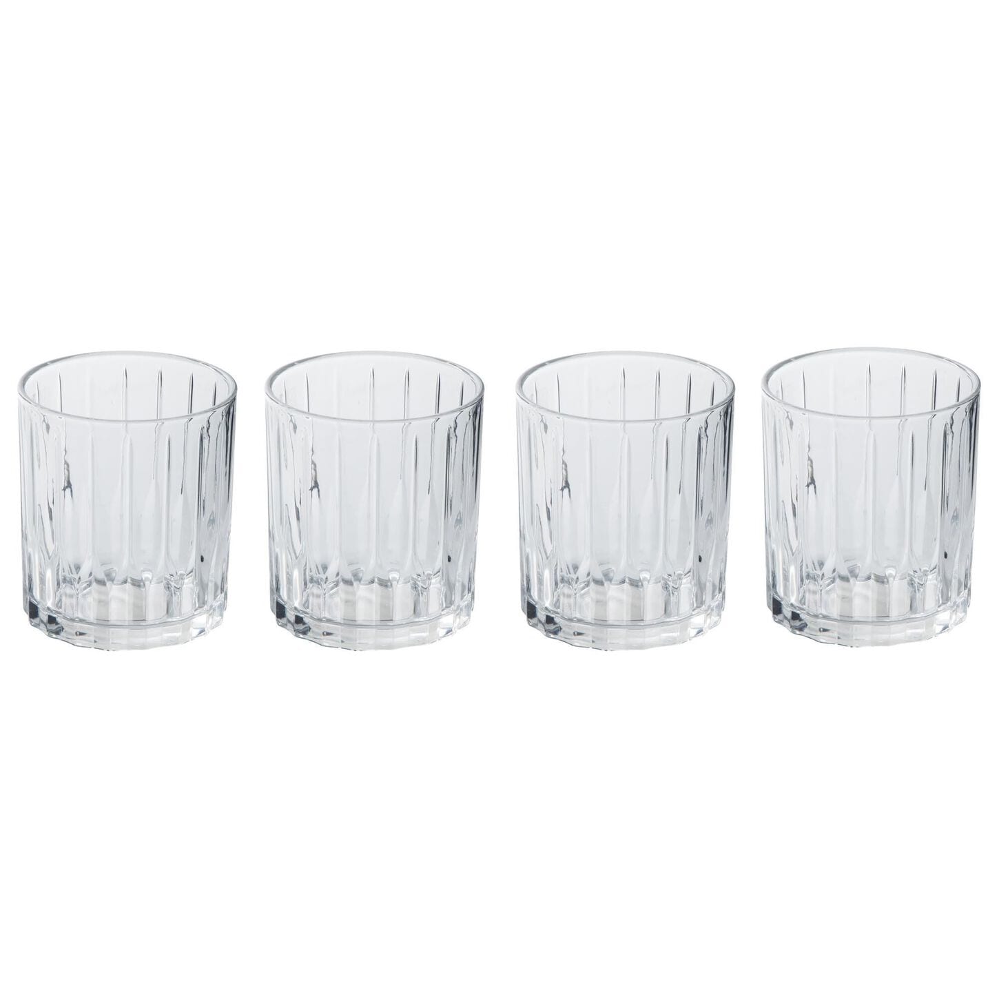 Gibson Overseas, Inc Viktorina 11 Oz Double Old Fashioned Glass in Clear (Set of 4)