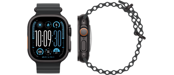Two Apple Watch Ultra 2 watches