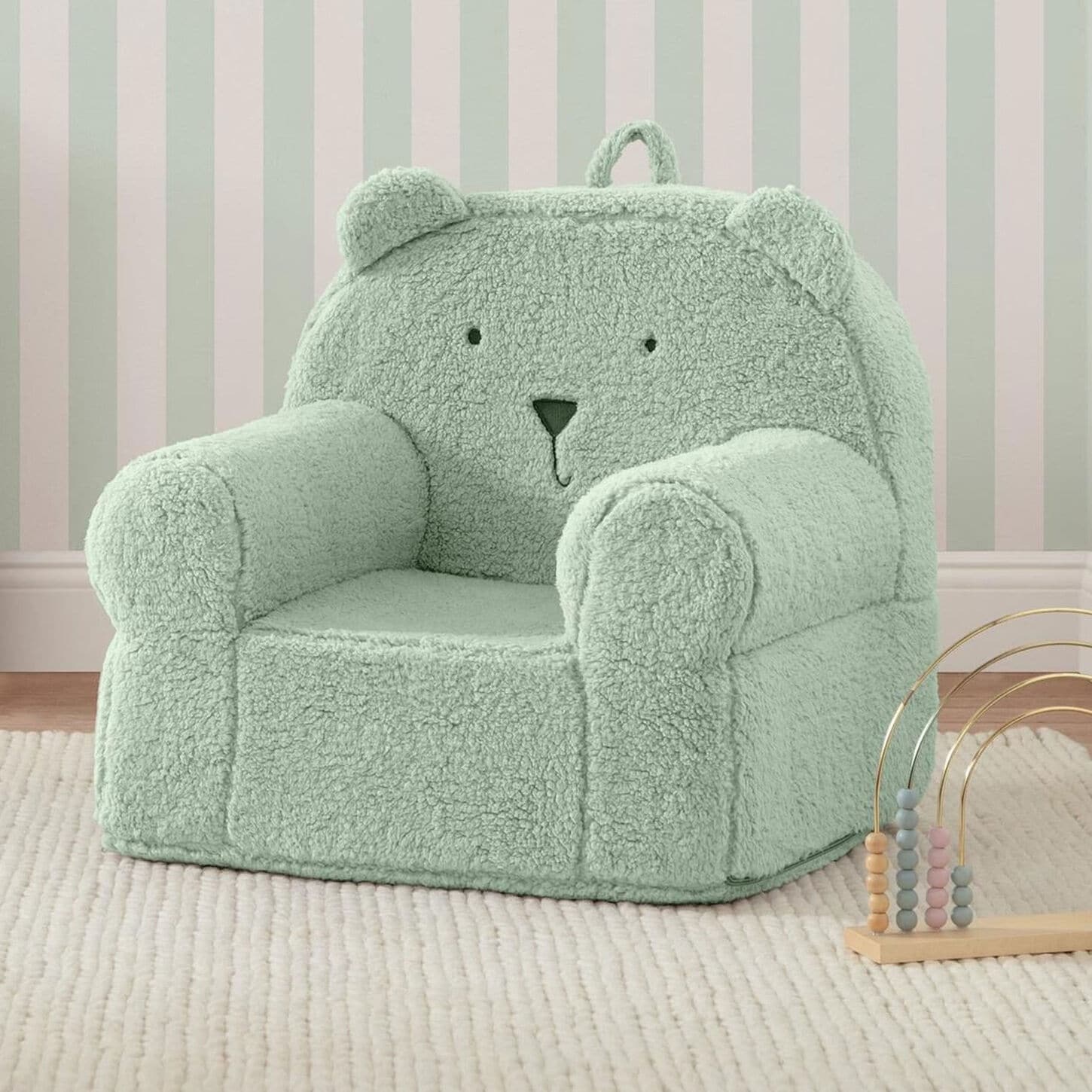Oxford Baby Snuggly Glider Recliner in Boucle Teddy Brown